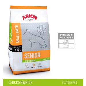 Arion Small Breed Senior Kylling og Ris 3kg.